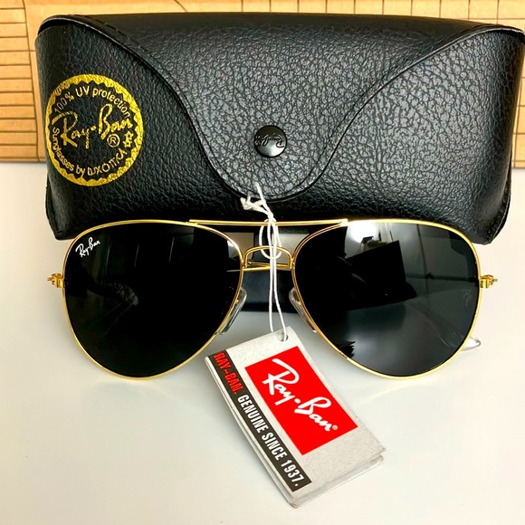 Ray-Ban Aviator Sunglasses for Man or Woman NWT 👓☀️😎 - Picture 1 of 7